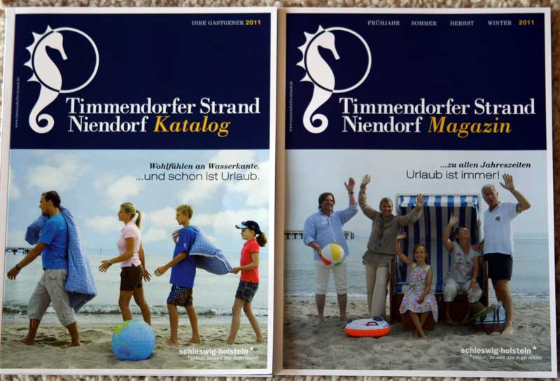 Magazin und Katalog für Timmendorfer Strand und für Niendorf 2011 vorgestellt. Foto: Peter Sörensen