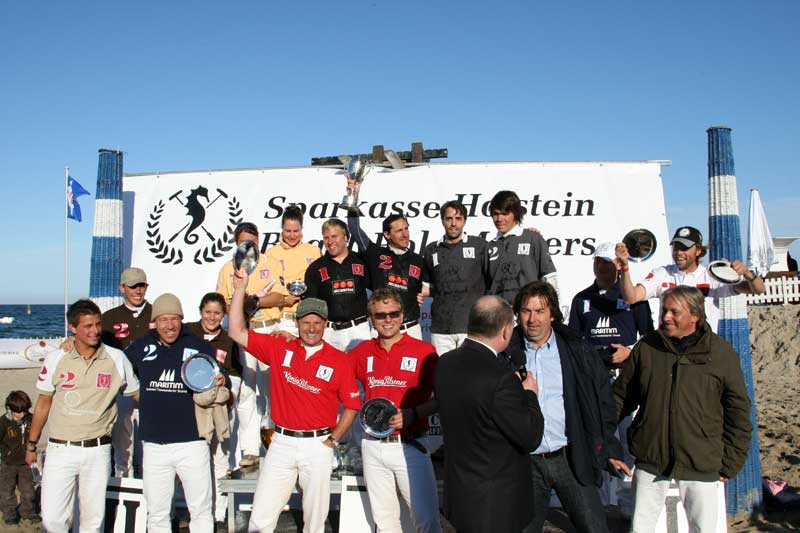 Team Securitas Sieger beim Sparkasse Holstein Beach Polo Masters
