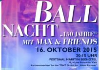 Ball-Nacht am 16. Oktober im Maritim Seehotel Timmendorfer Strand