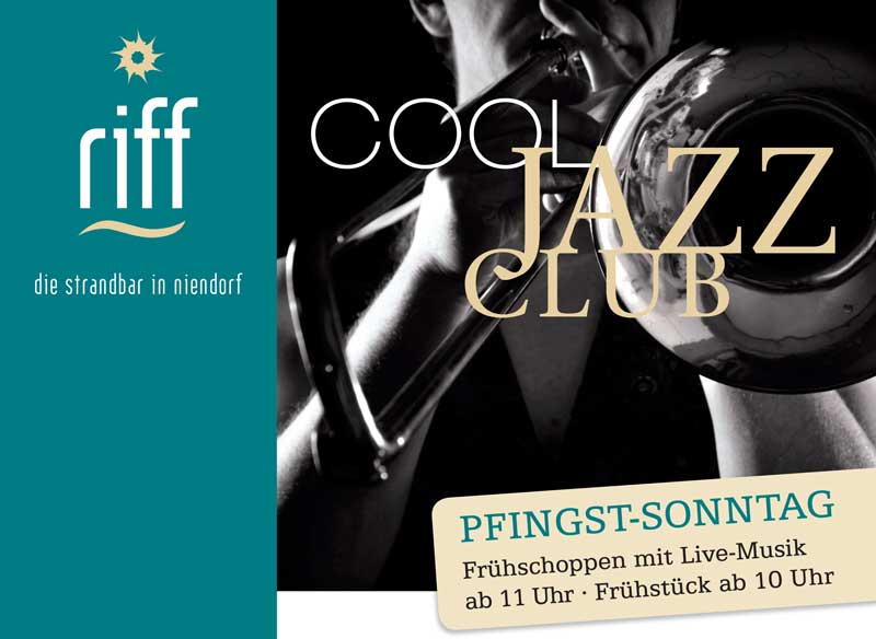  Cool Jazzclub Frühschoppen im riff am Pfingstsonntag, 12. Juni 2011, 11 Uhr Live-Musik mit der beliebten Lübecker Jazzband “The Jolly Jazz Fools”